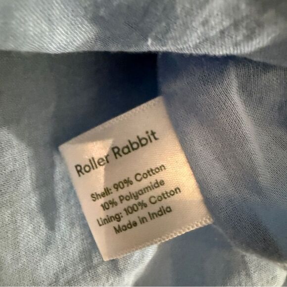 Roller Rabbit Lurex Tokano Dress Blue - Picture 4 of 5